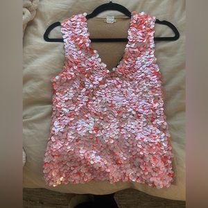 sequin vest